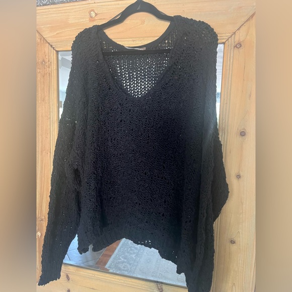 EUC Free People Sunday Shore Sweater size L - Picture 4 of 6